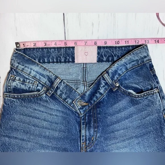 Revice V-Waist Straight Leg Jeans - Picture 7 of 7
